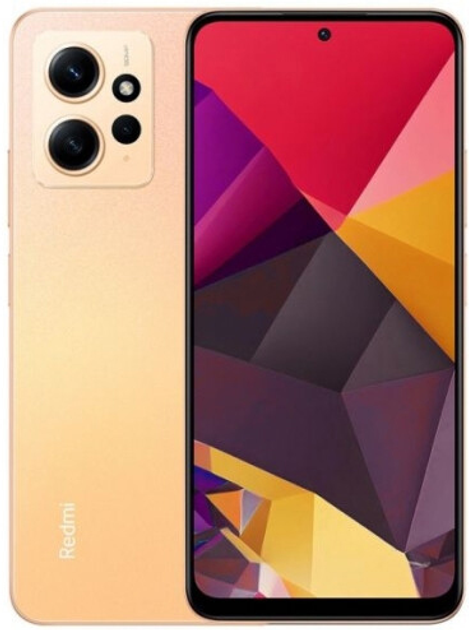 Мобільний телефон Xiaomi Redmi Note 12 8/256GB Sunrise Gold (6941812744963) - зображення 1