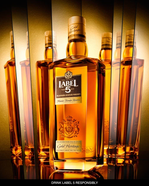 Виски Label 5 Gold Heritage 0.7 л 40% в подарочной коробке