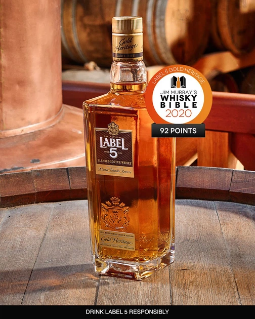 Виски Label 5 Gold Heritage 0.7 л 40% в подарочной коробке