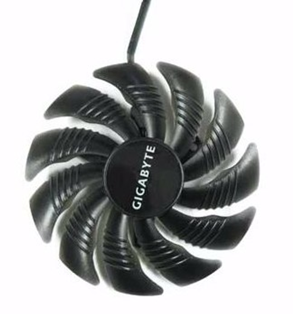 Кулер Everflow для видеокарты T129215SU Вентилятор 1шт Sapphire R7 370 RX 470 570 - изображение 3