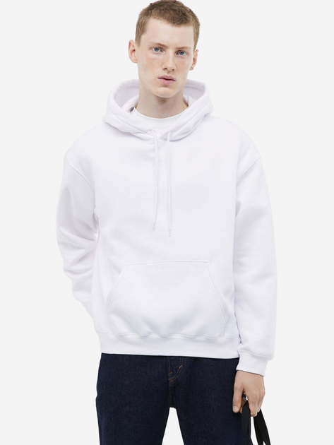 Худи мужское H&M 9708195arl S Белое (PS2030000264605) – в интернет ...