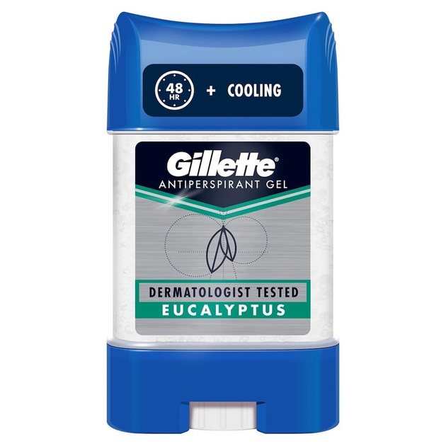 Dezodorant - antyperspirant w żelu Gillette Hydra Gel Eukalyptus 70 ml (8001841587738) - obraz 1