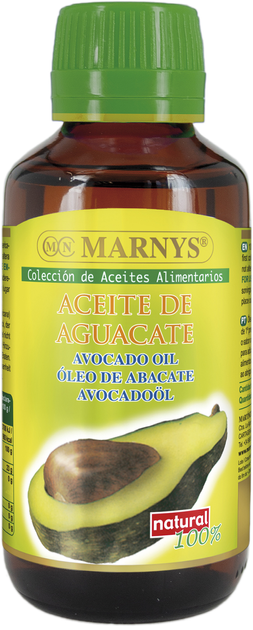 Натуральна харчова добавка Marnys Aceite Aguacate 125 мл (8410885070869) - зображення 1