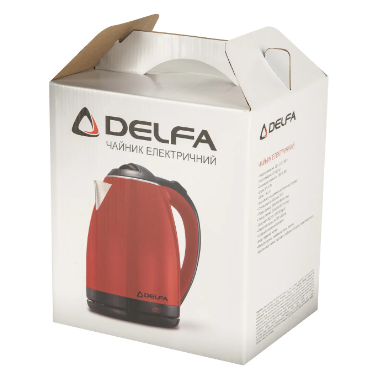 Електрочайник DELFA DK 3530 X red - изображение 7