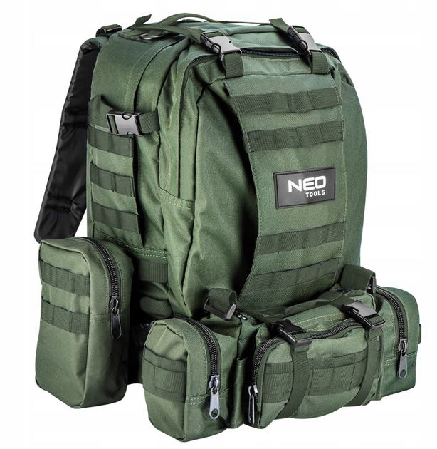 Туристический рюкзак Neo Tools Зелёный (84-326) - изображение 2