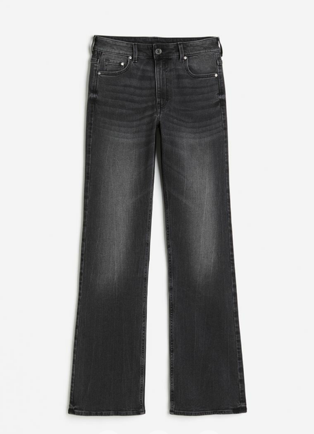 Жіночі джинси Bootcuut night H&M (56291) W36 Сірі - Фото 2 Жіночі джинси Bootcuut night H&M (56291) W36 Сірі - зображення 2