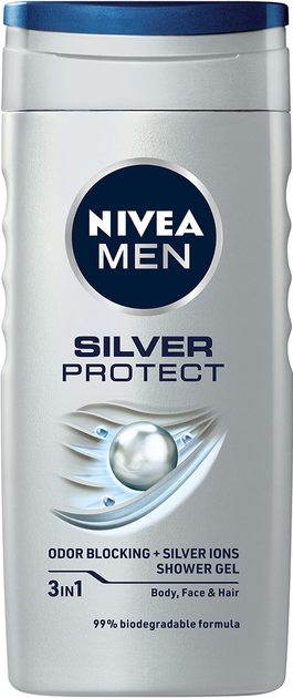 Акція на Гель для душу NIVEA MEN Срібний захист 250 мл від Rozetka