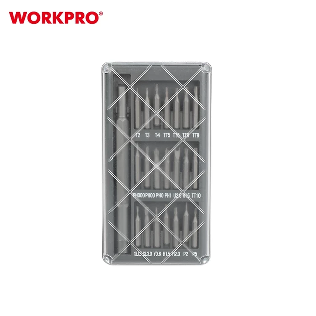 Отвертка для точных работ с насадками WORKPRO (21 пред.) PRO PLUS WP200511 - Фото 4 Отвертка для точных работ с насадками WORKPRO (21 пред.) PRO PLUS WP200511 - изображение 4