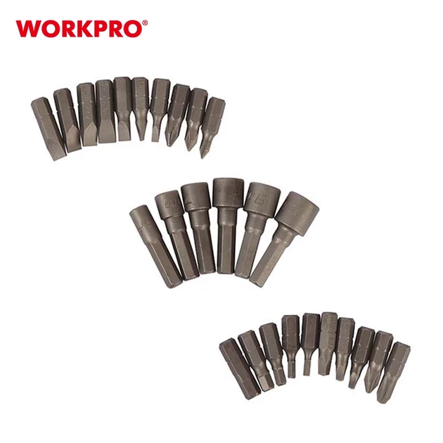 Отвертка с храповым механизмом с насадками WORKPRO (29 пред.) PRO WP221052 - изображение 4