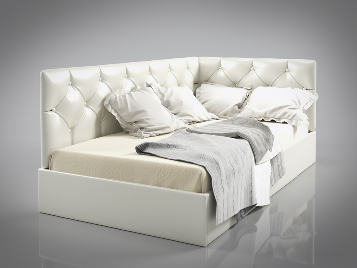 Кровать-диван DaiquiriDesign без подъемного механизма 140x200 белый ...