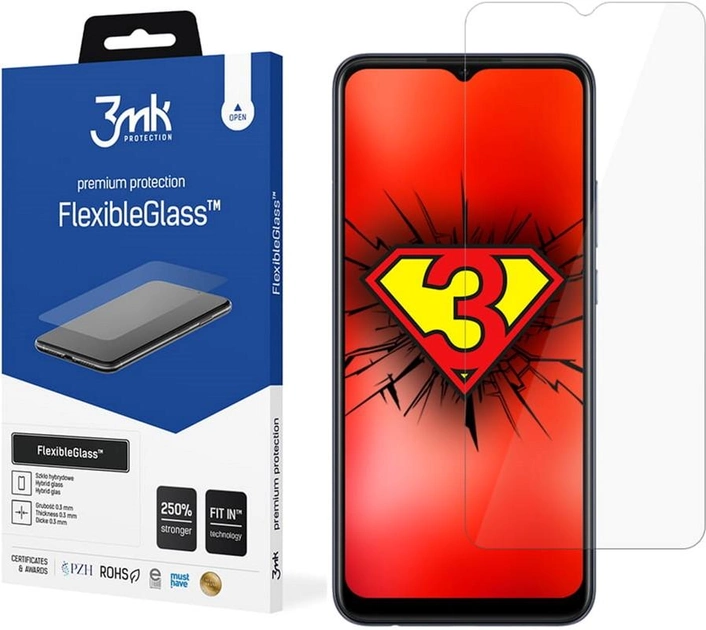 Захисне скло 3MK Flexible Glass для Oppo A15 (5903108335775) - зображення 1