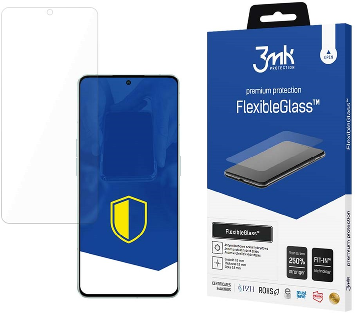 Szkło hybrydowe 3MK Flexible Glass do Oppo Reno8 Pro 5G (5903108494366) - obraz 1