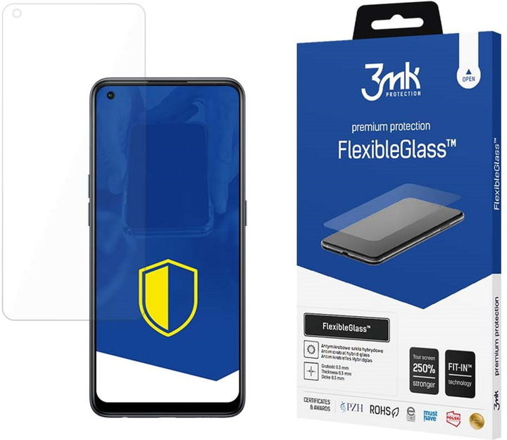 Szkło hybrydowe 3MK Flexible Glass do Oppo Reno8 T 4G (5903108514484) - obraz 1