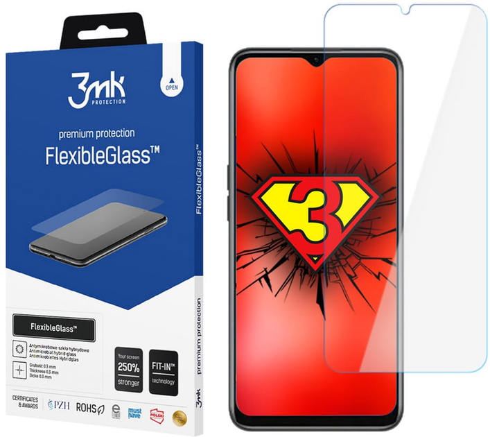 Szkło hybrydowe 3MK Flexible Glass do Realme 10 5G (5903108497947) - obraz 1