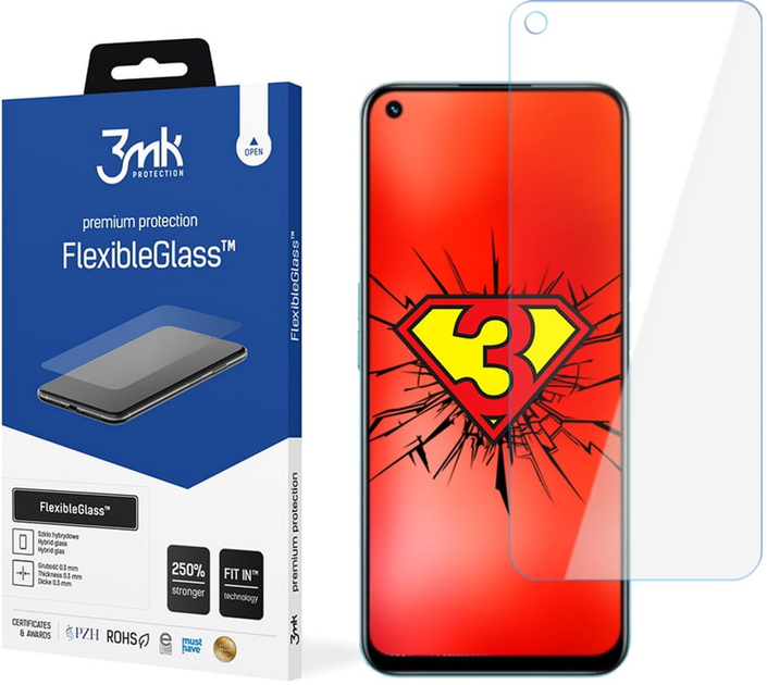 Захисне скло 3MK Flexible Glass для Realme Narzo 50 (5903108463973) - зображення 1