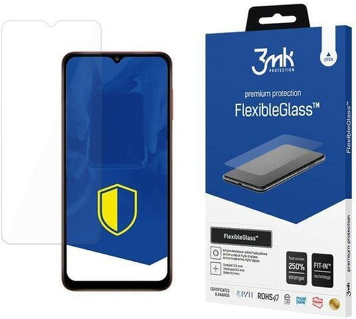 Szkło hybrydowe 3MK Flexible Glass do Samsung Galaxy A12 (5903108340205) - obraz 1