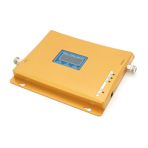 Усилитель GSM306-3G-4G 900/1800/2100МГц . Усилитель трехдиапазонный ( 1000-2000м.кв). Gold - изображение 2