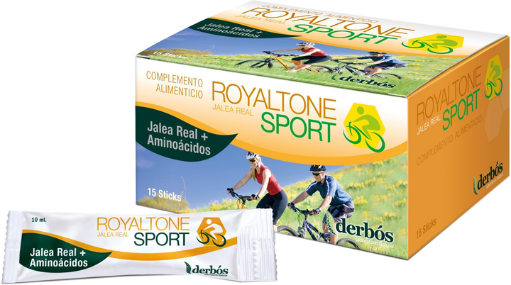 Натуральна харчова добавка Derbos Royaltone Sport 20 стіків (8436012152161) - зображення 1