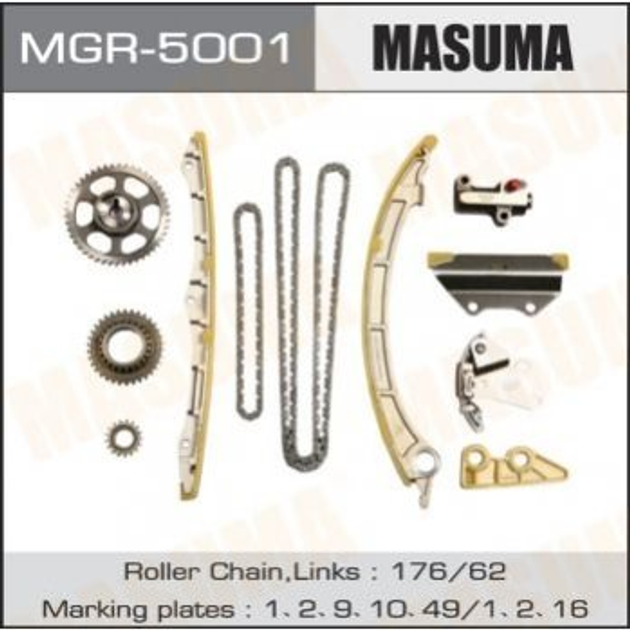Ланцюг ГРМ MASUMA MGR5001 Honda CR-V, Accord 14540RWCA02, 14540RAAA02, 14530RZAA01 - зображення 1