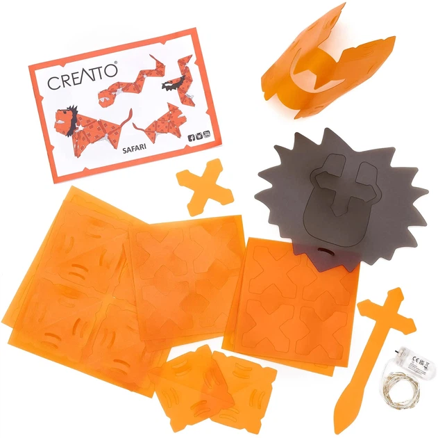 Zestaw puzzli kreatywnych Kosmos Creatto Safari (5700002003553) - obraz 2