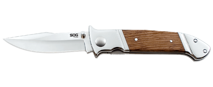 Складной нож SOG Fielder, Wood Handle - изображение 2