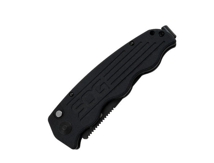Ніж розкладний SOG Tac Ops, Black Micarta (SOG TO1011-BX) - зображення 8