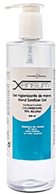 Антисептик Xensium Hand Sanitizing Gel 500 мл (8436556086755) - зображення 1