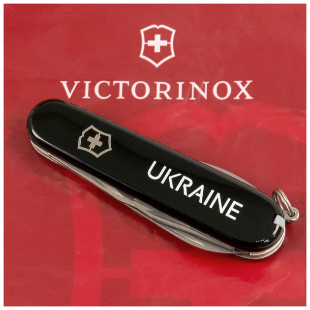 Ніж Victorinox Spartan Ukraine Black Ukraine (1.3603.3_T0140u) - зображення 2