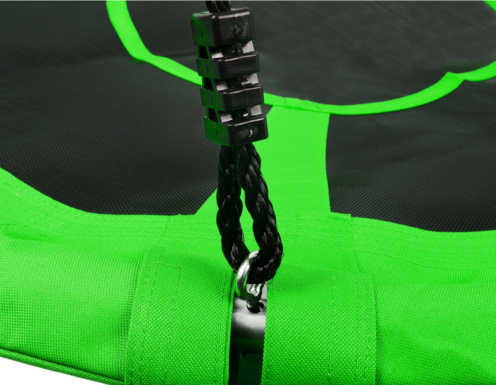 Садовая качеля гнездо подвесная FUNFIT Салатовая круглая для детей 110 см - зображення 6