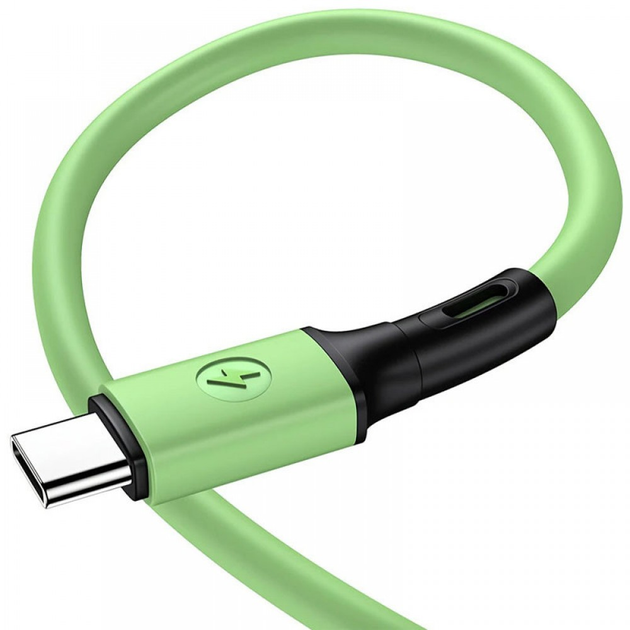 Kabel Usams U52 USB Typ-C 2A Fast Charge 1m Zielony (6958444989051) - obraz 2