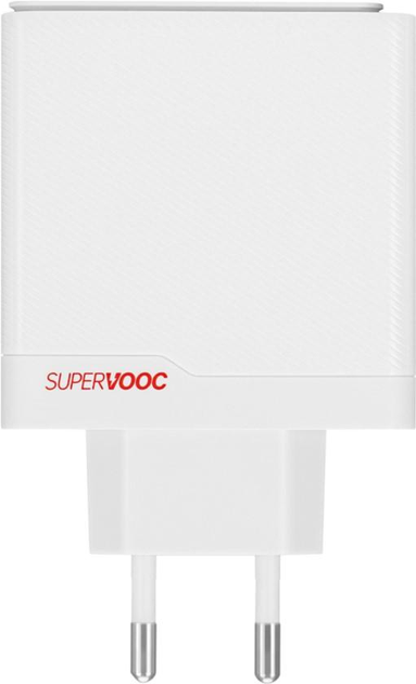 Мережевий зарядний пристрій OnePlus SUPERVOOC 100W Dual Ports White (5461100370) - зображення 2