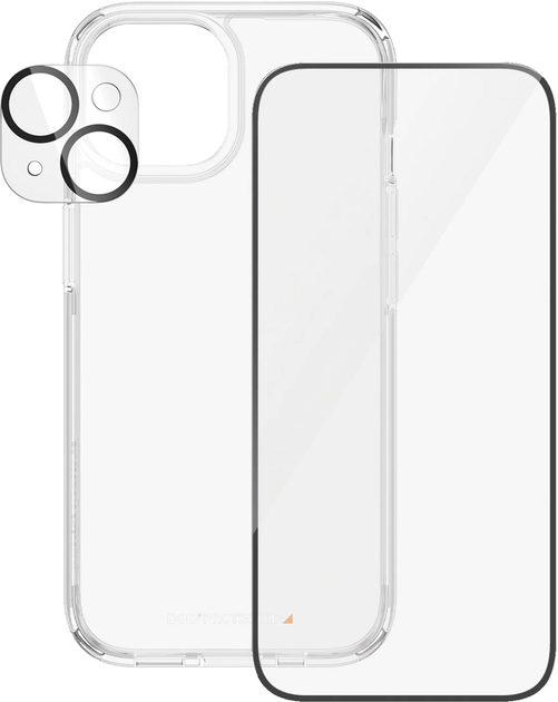 Zestaw etui plecki + szkło Panzer Glass 3-in-1 Ultra-Wide Fit Protection do Apple iPhone 15 przezroczysty (B1172+2809) - obraz 3