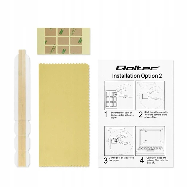 Filtr Qoltec prywatyzujący Rodo 5:4 17" (5901878510637) - obraz 4