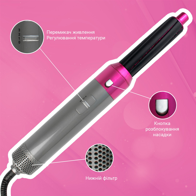 Стайлер Inspire WT-618 5в1 - зображення 5