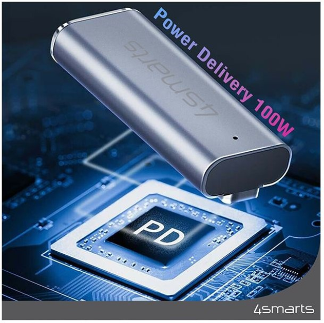 Адаптер 4smarts USB-C для Magsafe 2 PD 100W (4252011905751) - зображення 3