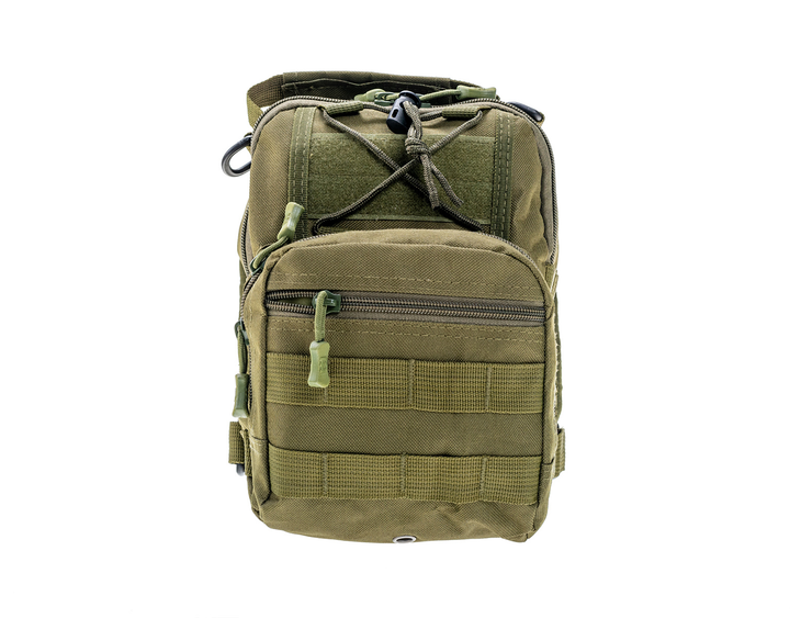 Сумка на Плече Badger Outdoor Tactical 10л 26 х 21 х 13 см Олива (BO-CCS10-BLK) - изображение 2