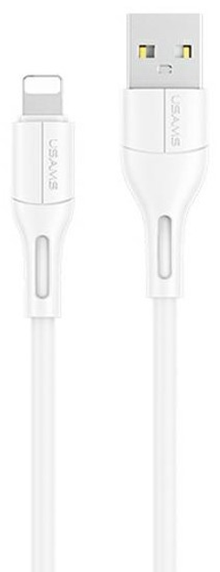 Kabel Usams U68 Lightning 2A Fast Charge 1m Biały (6958444969435) - obraz 1