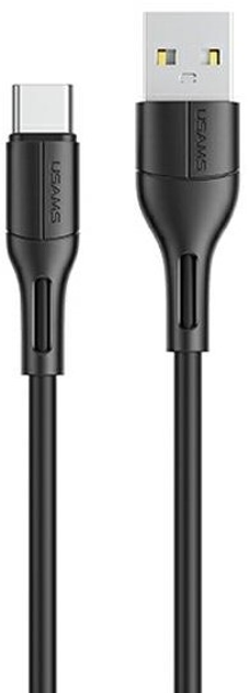 Kabel Usams U68 USB Typ-C 2A Fast Charge 1m Czarny (6958444969466) - obraz 1