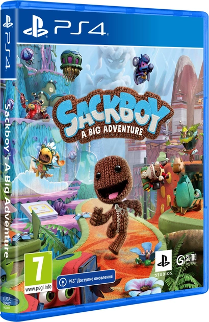 Гра Sackboy: A Big Adventure для PS4 (Blu-ray диск, Russian version) - зображення 2