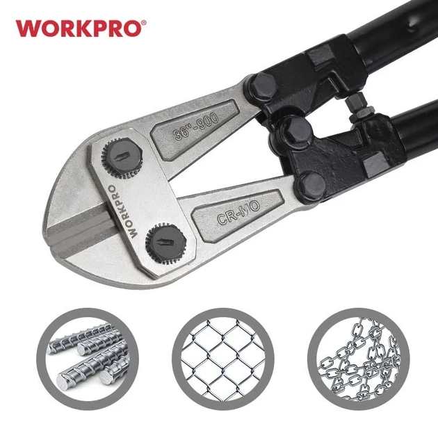 Болторез WORKPRO 900 мм CR-MO PRO WP216007 - изображение 4