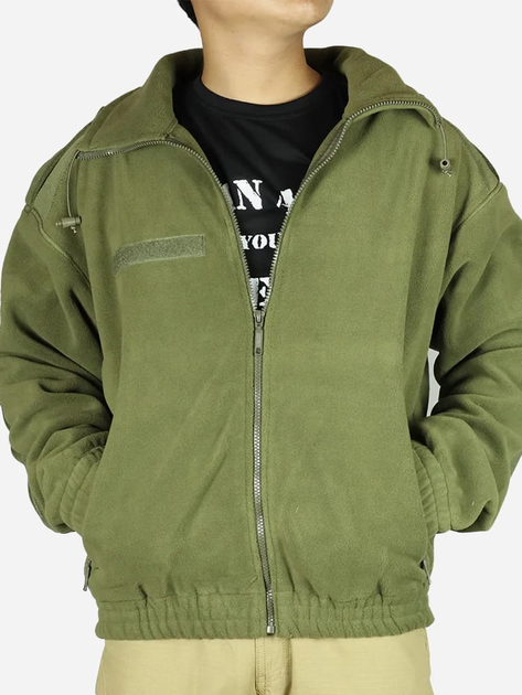 Куртка флісова французька MIL-TEC F2 10856001 S Olive (2000000011318) - зображення 1