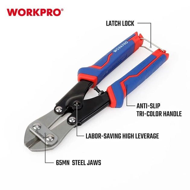 Болторез WORKPRO 200 мм PRO WP216001 - изображение 2