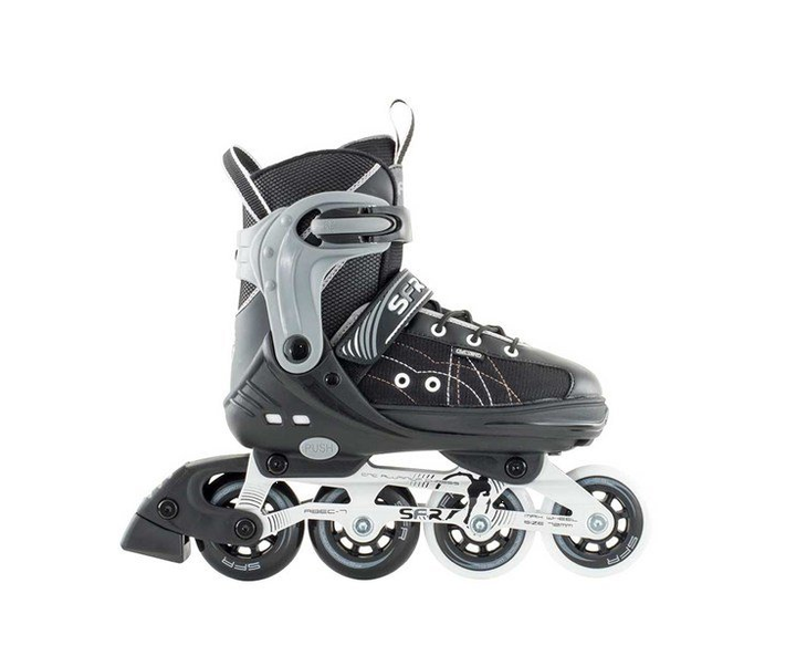 Раздвижные роликовые коньки SFR RX - XT Adjustable 32-35.5 Black/Grey - Фото 2 Раздвижные роликовые коньки SFR RX - XT Adjustable 32-35.5 Black/Grey - изображение 2