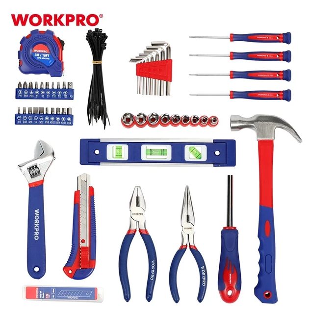 Набор инструментов универсальный WORKPRO (100 пред.) W009057 - изображение 2