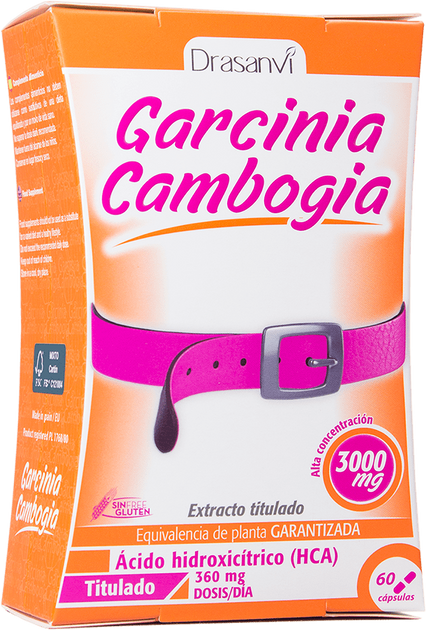 Suplement diety Drasanvi Garcinia Cambogia 60 kapsułek (8436044513572) - obraz 1