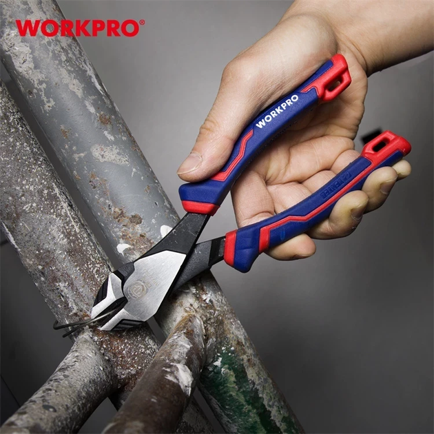 Бокорезы усиленные WORKPRO 180 мм CR-V PRO PLUS WP231023 - изображение 10