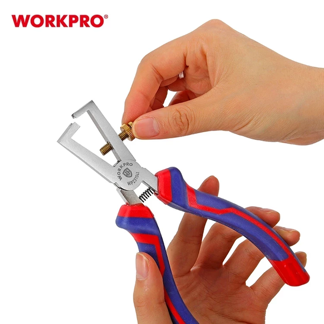 Клещи для изоляции WORKPRO 160 мм Ni-Fe PRO WP231041 - изображение 4