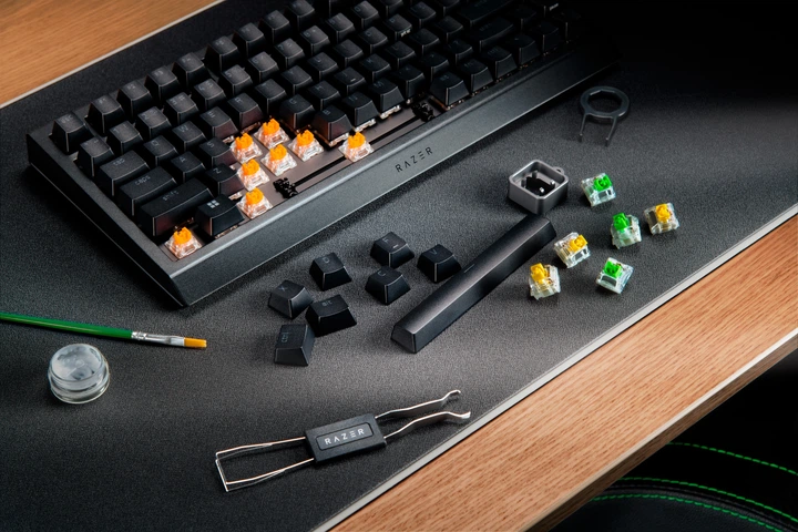 Клавиатура проводная Razer BlackWidow V4 75% White (RZ03-05001700