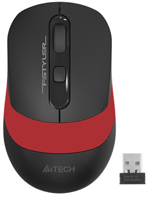 Мышь беспроводная A4Tech FG10 Black/Red USB - изображение 1