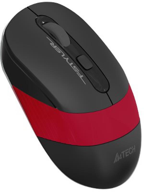 Мышь беспроводная A4Tech FG10 Black/Red USB - изображение 2